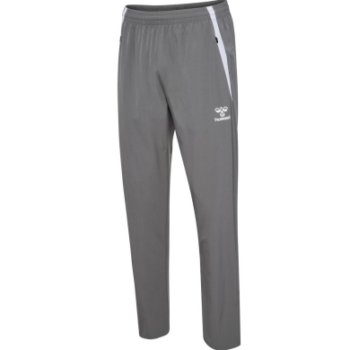 hummel Spodnie sportowe hmlLEAD 2.0 Woven Pant (recyklingowany poliester, oddychający) długie szare męskie