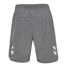 hummel Spodenki sportowe hmlLEAD 2.0 Woven Shorts (recyklingowany poliester, oddychający) krótkie szare męskie