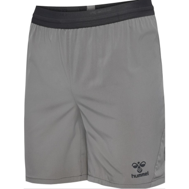 hummel Spodenki sportowe hmlPRO Training Short (wysoka oddychalność, szybkoschnące) krótkie szare męskie