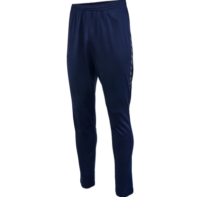 hummel Spodnie sportowe hmlSTALTIC Training Pant (materiał Interlock) Długie granatowo/zielone Męskie