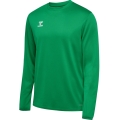 hummel Sportowa koszulka z długim rękawem hmlESSENTIAL Sweatshirt (materiał Interlock) zielona Męska