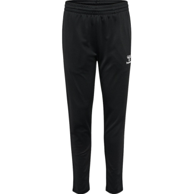 hummel Spodnie treningowe hmlESSENTIAL Pant (materiał Interlock) długie czarne dziecięce