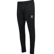 hummel Spodnie treningowe hmlESSENTIAL Pant (materiał interlock) długie czarne męskie