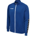 hummel Sportowa kurtka treningowa hmlAUTHENTIC Poly Zip (dzianina poliestrowa, z kieszeniami na zamek błyskawiczny) granatowa Męska