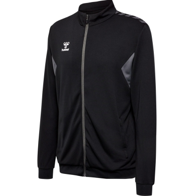 hummel Sportowa kurtka treningowa hmlAUTHENTIC PL Full-Zip (100% poliester) czarna męska