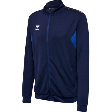 hummel Sportowa kurtka treningowa hmlAUTHENTIC PL Full-Zip (100% poliester) granatowa męska