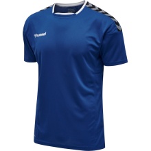 hummel Koszulka sportowa hmlAUTHENTIC Poly Jersey (lekki materiał jersey) Krótki rękaw granatowy Mężczyźni