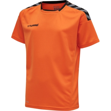 hummel Koszulka sportowa hmlAUTHENTIC Poly Jersey (lekki materiał jersey) Krótki rękaw pomarańczowy Dzieci