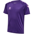 hummel T-shirt sportowy hmlCORE XK Core Poly (materiał Interlock) Krótki rękaw fioletowy Dzieci