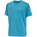 hummel T-shirt sportowe hmlCORE XK Core Poly (tkanina interlock) krótki rękaw niebieskie dziecięce