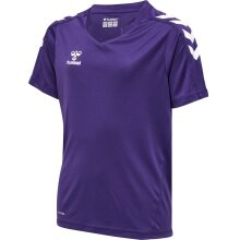 hummel Koszulka sportowa hmlCORE XK Poly Jersey (wytrzymały podwójny splot) Krótki rękaw fioletowy/biały Dzieci