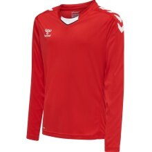 hummel Sportowa koszulka z długim rękawem hmlCORE XK Poly Jersey (materiał Interlock) czerwony dziecięcy