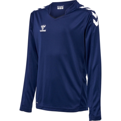 hummel Sportowa koszulka z długim rękawem hmlCORE XK Poly Jersey (materiał Interlock) granatowa dziecięca