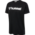 hummel Sport/Czas wolny T-shirt hmlGO 2.0 Logo (Bawełna organiczna) Krótki rękaw czarny Mężczyźni