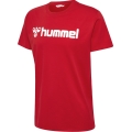 hummel Sport/Czas wolny T-shirt hmlGO 2.0 Logo (Bawełna organiczna) Krótki rękaw czerwony Mężczyźni