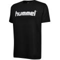 hummel Sport/Czas wolny T-shirt hmlGO Cotton Big Logo (Bawełna) Krótki rękaw czarny Dzieci