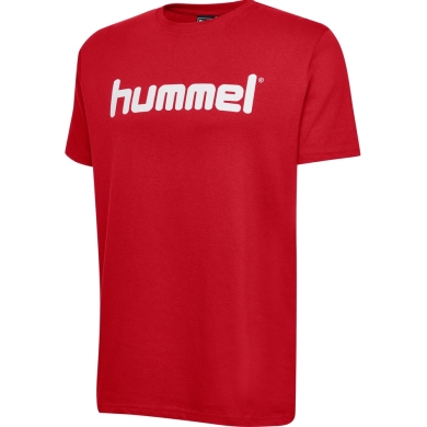 hummel Sport/Czas wolny T-shirt hmlGO Cotton Big Logo (Bawełna) Krótki rękaw czerwony Dzieci