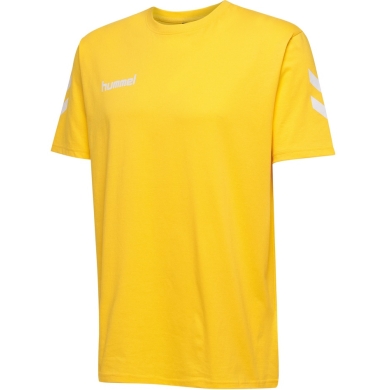 hummel Sport/Czas wolny T-shirt hmlGO Cotton (Bawełna) Krótki rękaw żółty Dzieci