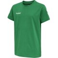 hummel Sport/Freizeit-Tshirt hmlGO Cotton (Bawełna) Krótki rękaw zielony Dzieci