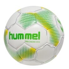 hummel Minifussball hmlPRECISION Mini biały/zielony/żółty - 1 piłka