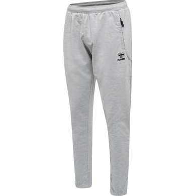 hummel Spodnie sportowe hmlMOVE Grid Cotton Pant (100% bawełna) długie szare męskie