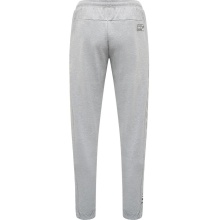 hummel Spodnie sportowe hmlMOVE Grid Cotton Pant (100% bawełna) długie szare męskie