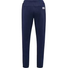 hummel Spodnie sportowe hmlMOVE Grid Cotton Pant (100% bawełna) długie granatowe męskie