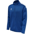 hummel Sportowa kurtka treningowa hmlCORE XK Poly Zip Sweat (materiał poliestrowy, zamek błyskawiczny z przodu) granatowy mężczyźni