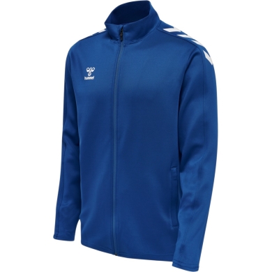 hummel Sportowa kurtka treningowa hmlCORE XK Poly Zip Sweat (materiał poliestrowy, zamek błyskawiczny z przodu) granatowy mężczyźni