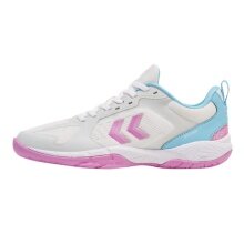 hummel Halowe buty sportowe Speed Court białe/mauve męskie