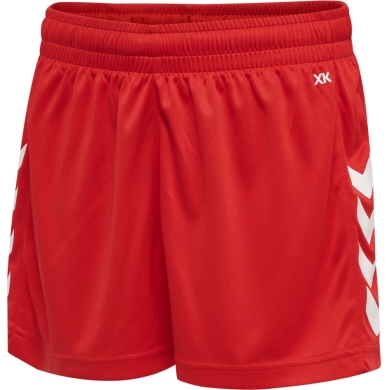 hummel Spodenki sportowe hmlCORE XK Poly Shorts (wytrzymały podwójny splot, bez kieszeni bocznych) Krótkie czerwone dziecięce