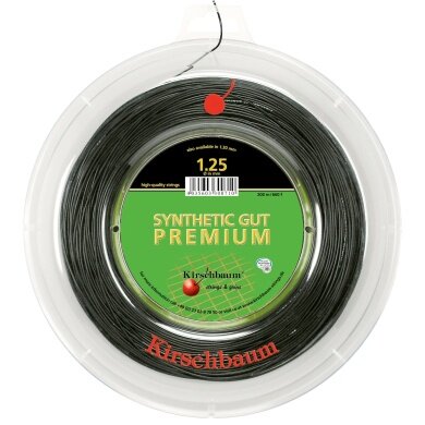 Kirschbaum Sznur tenisowy Synthetic Gut Premium czarny 200m rolka