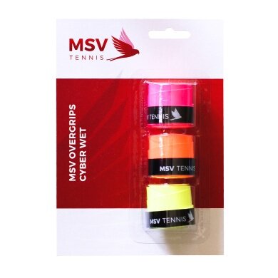 MSV Overgrip Cyber Wet 0.6mm (wchłanianie potu/trwałość) sortowany 3 szt.