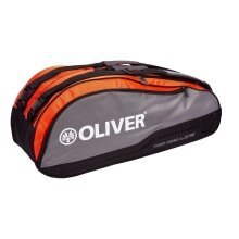 OLIVER Racketbag Top Pro (torba na rakiety, 2 główne komory) srebrno/pomarańczowy