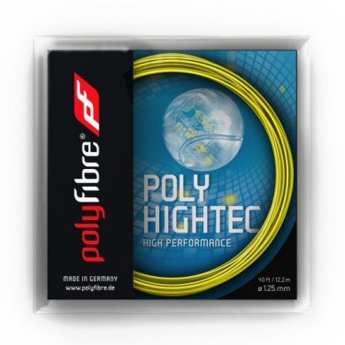 Polyfibre Sznur tenisowy Poly Hightec (trwałość) żółty 12m zestaw