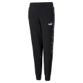 Puma Spodnie dresowe Graphic Sweat Pants (Bawełna, ocieplane) czarne chłopięce