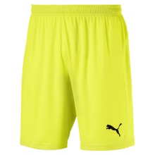 Puma Spodenki sportowe Short Liga Core krótkie neonżółte męskie