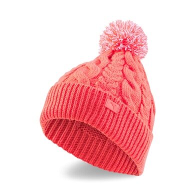 Czapka zimowa Puma (Pompon) Cable Pom Beanie różowa damska