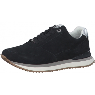 s.Oliver Sneaker 5-23646-28-805 ze skóry z Soft Foam granatowy damski