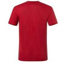 super natural T-shirt rekreacyjne Essential (mieszanka merino) czerwony męski