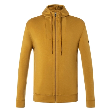 super natural Bluza z kapturem Everyday Hoodie (Mieszanka Merino) żółta Męska