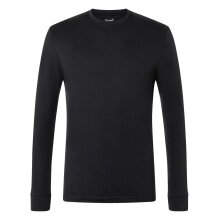 super natural bielizna termiczna Longsleeve Tundra 175 - wełna merino - czarny mężczyźni