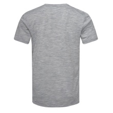 super natural T-shirt Base 140g - wełna merino - bielizna szara melange męska