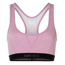 super natural bielizna funkcyjna Sport-Bra Tundra 220 Semplice (komfort noszenia) mauvepink damska