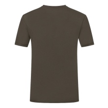 super natural bielizna funkcjonalna T-shirt Sierra140 Tee (mieszanka merino, transport wilgoci) brązowo-zielony mężczyźni