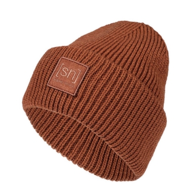 super natural czapka zimowa Krissini Beanie (przyjemne uczucie noszenia) brązowa Damska - 1 sztuka