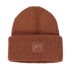 super natural czapka zimowa Krissini Beanie (przyjemne uczucie noszenia) brązowa Damska - 1 sztuka