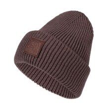 super natural zimowa czapka Krissini Beanie (przyjemne uczucie noszenia) ciemny brąz Damska - 1 sztuka