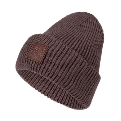 super natural zimowa czapka Krissini Beanie (przyjemne uczucie noszenia) ciemny brąz Damska - 1 sztuka