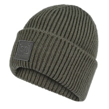 super natural czapka zimowa Krissini Beanie (przyjemne uczucie noszenia) brązowo-zielona Damska - 1 sztuka